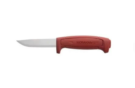 Morakniv BASIC Knife 511 - Carbon Steel - Red