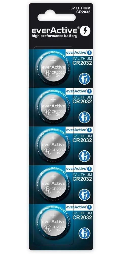 Everactive CR20325BL household battery Single-use battery CR2032 Lithium