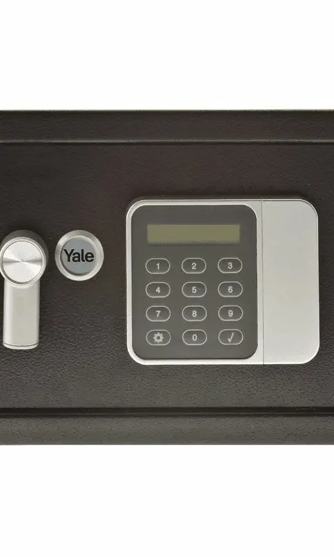 Yale YSG/200/DB2 Free Standing Safe 8.6 L Steel Black