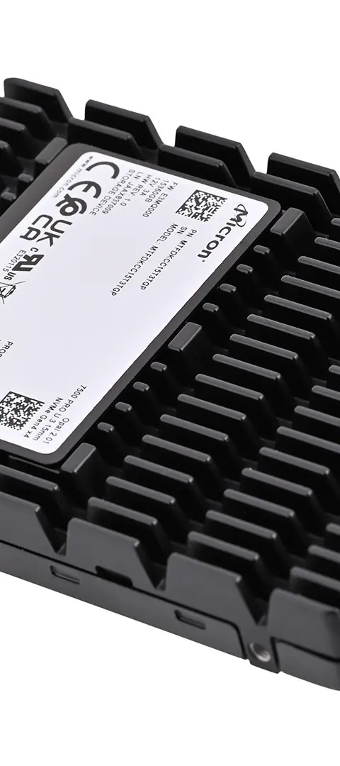 Micron 7500 PRO 15 TB U.3 PCI Express 4.0 NVMe 3D TLC NAND