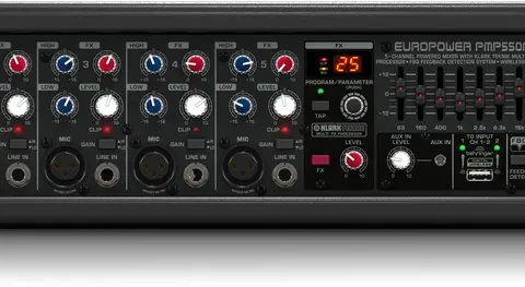 Behringer PMP550M Audio Mixer 5 Channels 20 - 20000 Hz Black