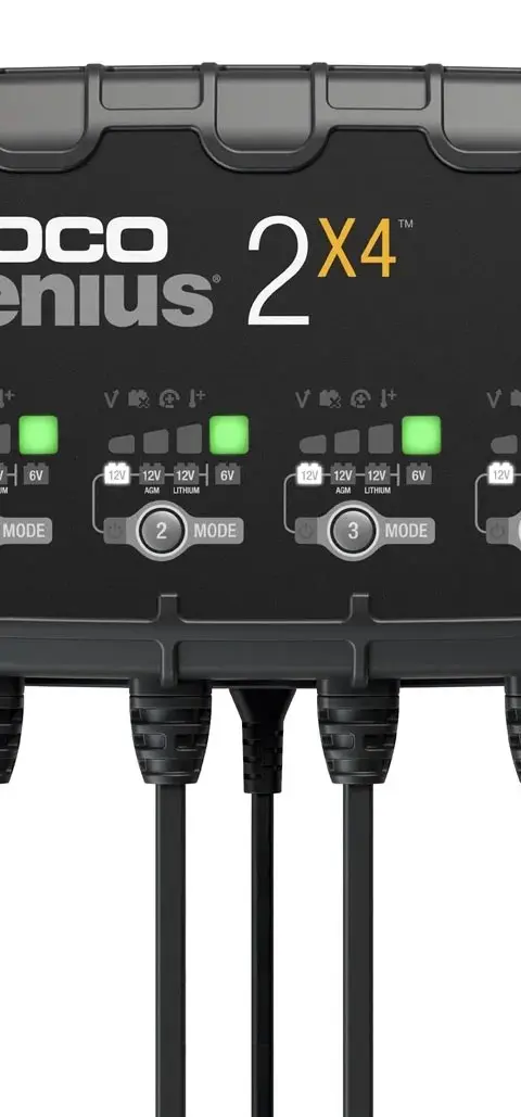 GENIUS2X4 8A 4-Bank Battery Charger