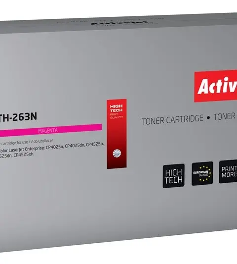 Activejet ATH-263N toner (replacement for HP CE263A; Supreme; 11000 pages; magenta)