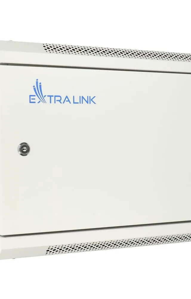 Extralink Rackmount cabinet 6U 600x600 ASP Gray wall mounted, metal door