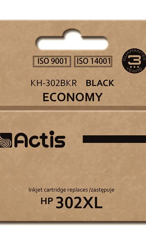 Actis KH-302BKR ink (replacement for HP 302XL F6U68AE; Premium; 15 ml; black)