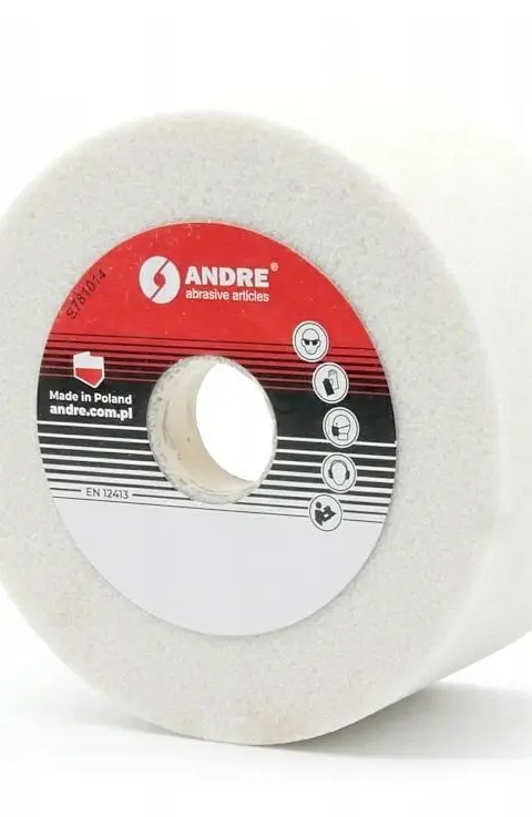 ANDRE CUP WHEEL 150mm x 63mm x 32mm 99A60K7VE01-35 WHITE "TYPE 6"