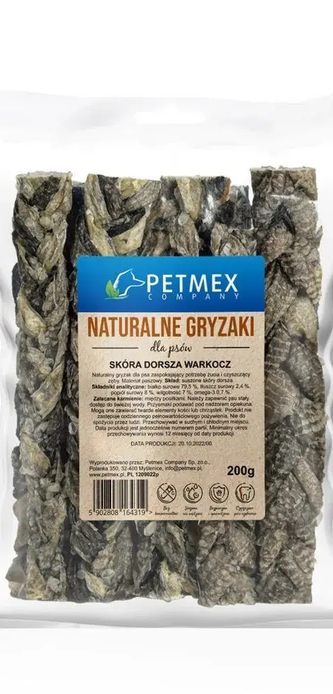 PETMEX Cod Skin - Dog Treat - 200g