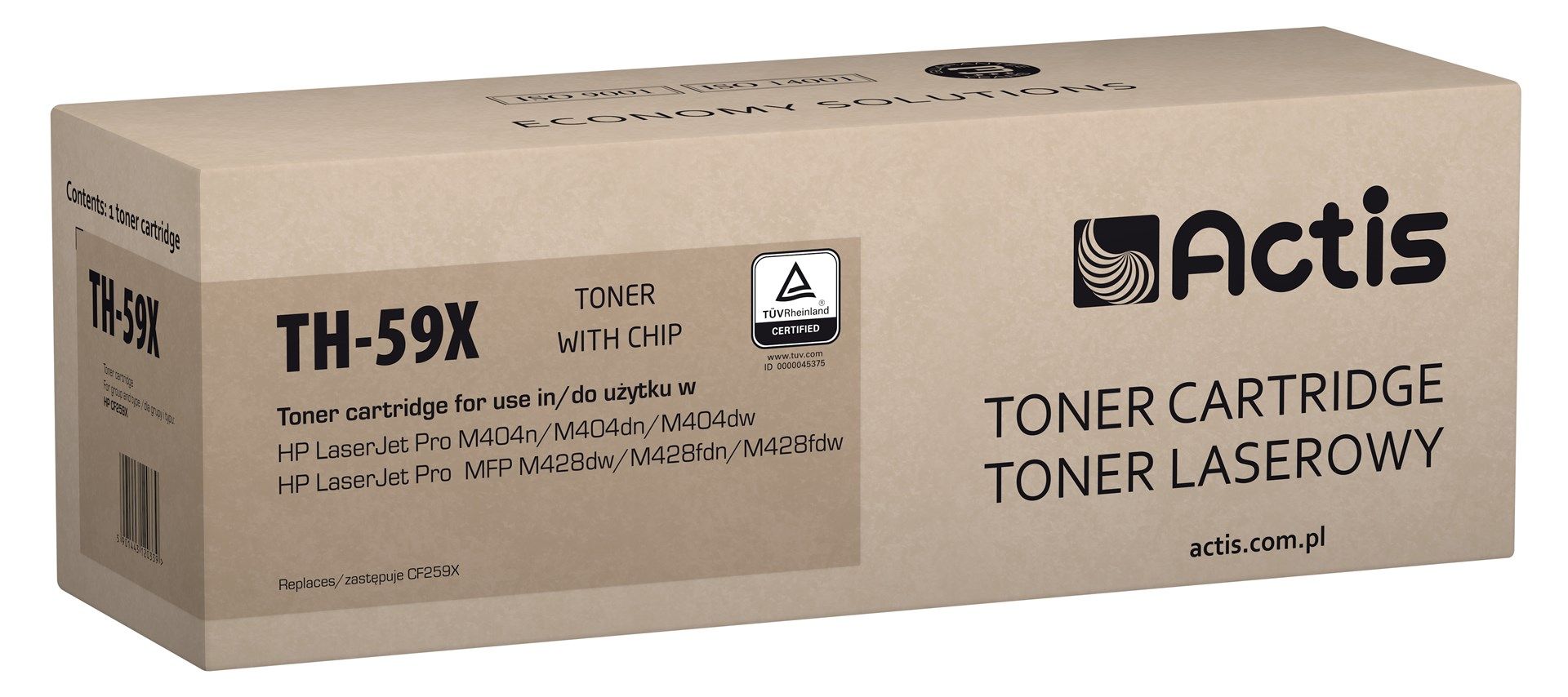 Actis TH-59X toner for HP printer, replacement HP CF259X; Supreme; 10000 pages; black