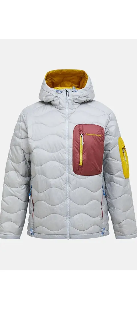 Kurtka Puchowa MÄ™Ska PEAK PERFORMANCE M Helium Utility Down Hood Jacket Kolor Grey - M