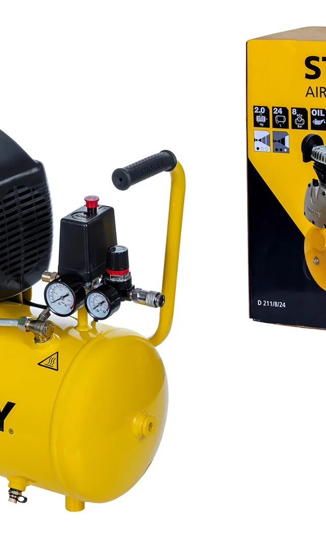 Stanley Oil compressor 24 l 1500 W FCCC404STN005 24 l 8 bar set of 6 pieces
