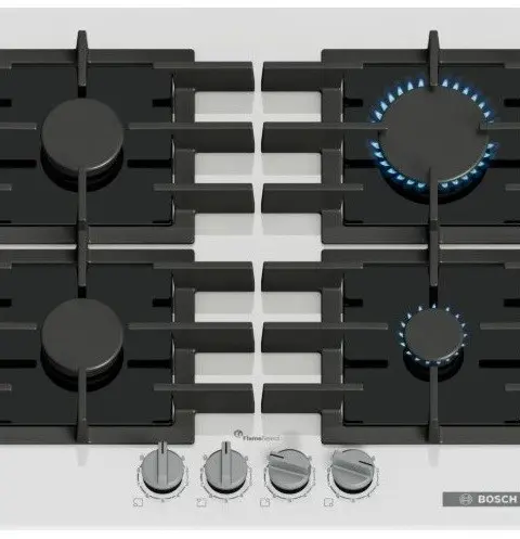 Bosch Serie 6 PPP6A2I40 Gas Hob White Black