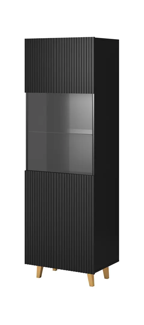 Display Cabinet PAFOS 60x40x182 Mat Black