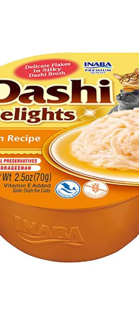 INABA Dashi Delights Chicken In Broth - Cat Treats - 70g