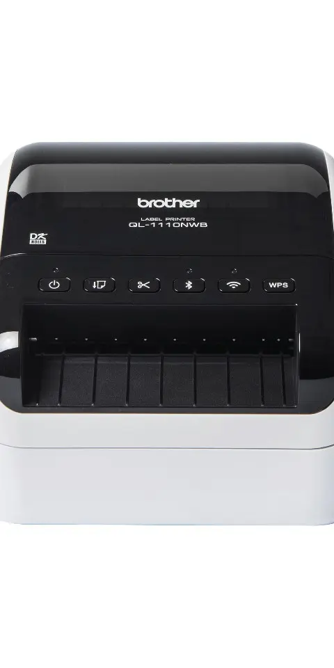 Brother QL-1110NWB label printer Direct thermal 300 x 300 DPI 110 mm/sec Wired & Wireless Ethernet LAN DK Wi-Fi Bluetooth
