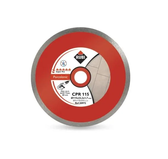 RUBI CPR 125 SUPERPRO DIAMOND BLADE FOR PORCELAIN STONEWARE