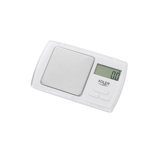 Adler AD 3161 Kitchen Scale White Rectangle Electronic Personal Scale