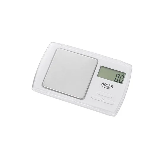 Adler AD 3161 Kitchen Scale White Rectangle Electronic Personal Scale