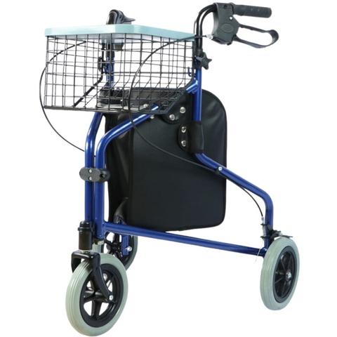 Practical Tricycle Walker With Basket And Bag
