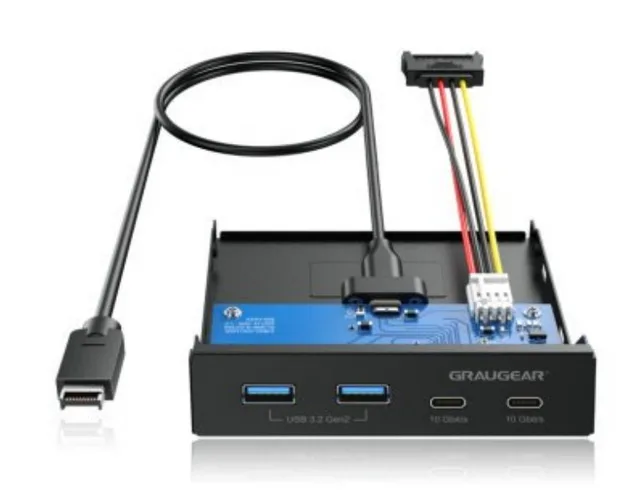 GRAUGEAR G-MP02 computer case part Universal Front panel