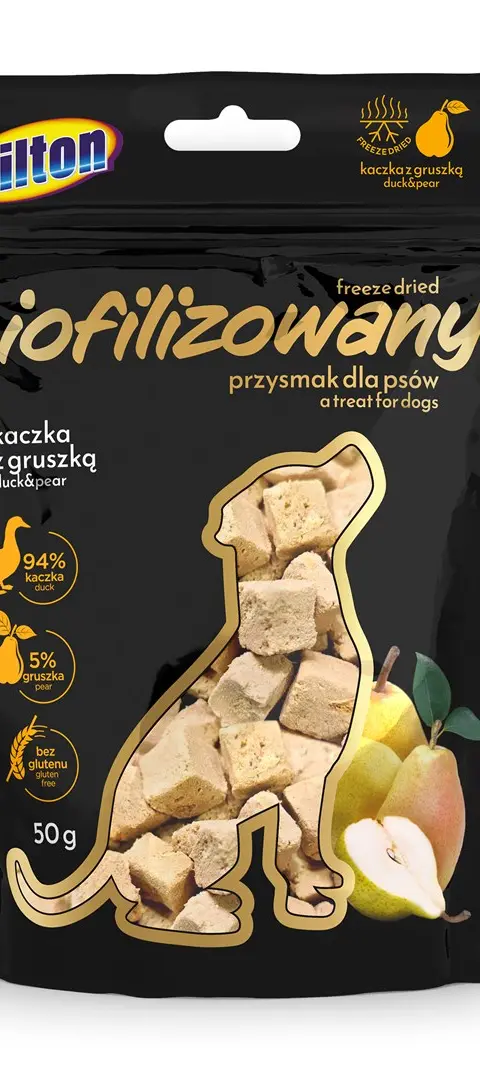 HILTON Freeze-Dried Treats With Duck And Pear - Dog Treat - 50g