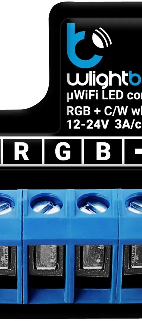 BLEBOX WLightBox V3 WiFi I/O Module 1x Input Binary 1x RGBW/CCT LED Output