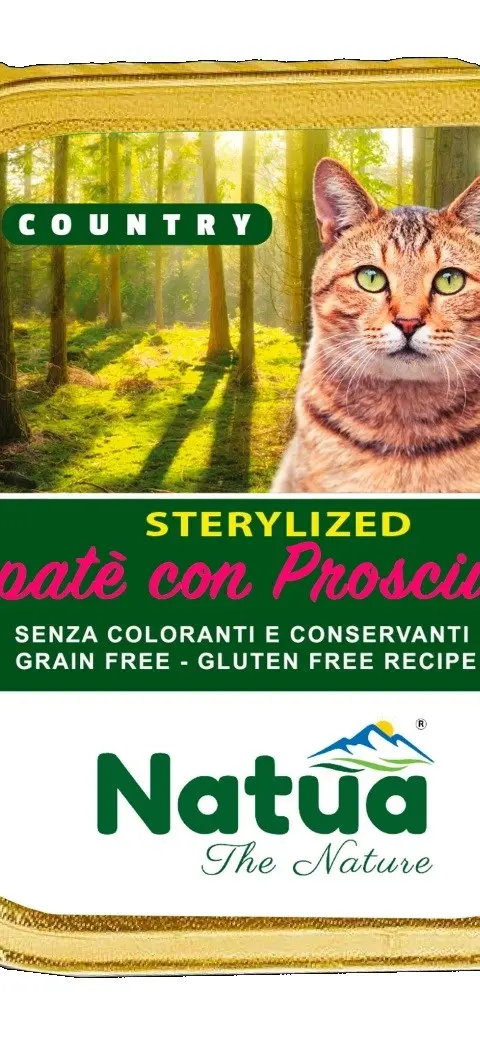 NATUA Country Sterilised Ham - Wet Cat Food - 100g