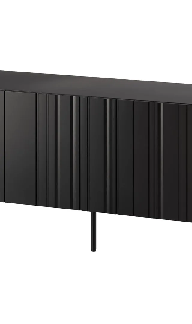 RTV Cabinet ISLA 150.5x40x60 Black Matt