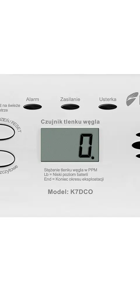 Carbon Monoxide Detector Kidde K7DCO With Display White
