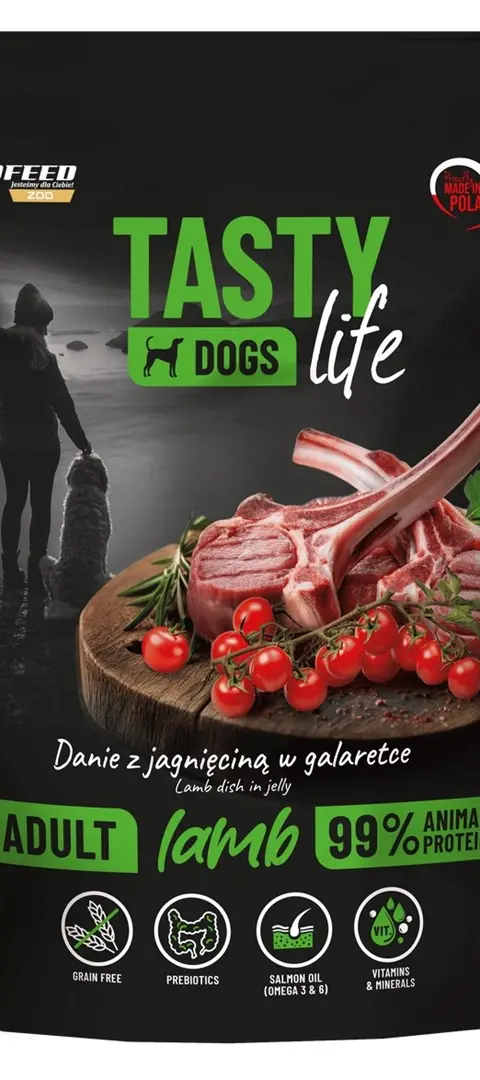 BIOFEED Tasty Dogs Life Lamb - Wet Dog Food - 500g