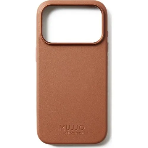 Mujjo Full Leather Case MagSafe Case For IPhone 17 Pro Brown