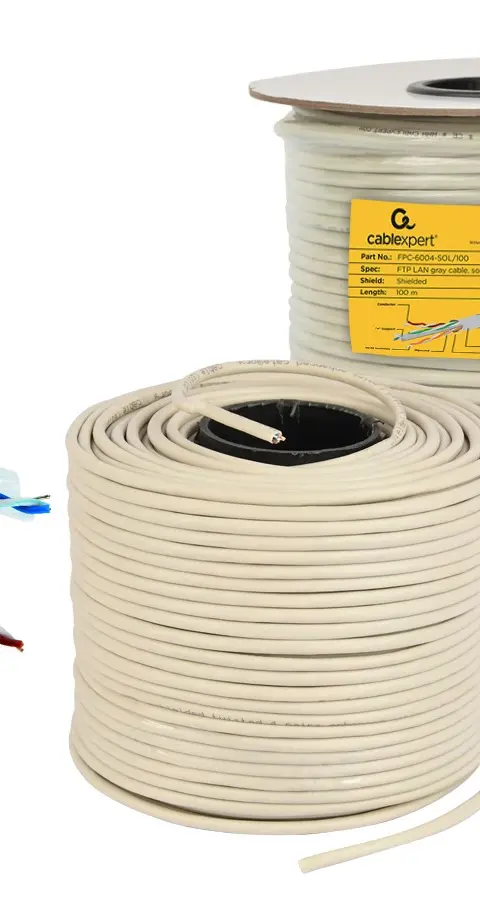 Gembird CAT6 FTP 100m networking cable Grey F/UTP (FTP)