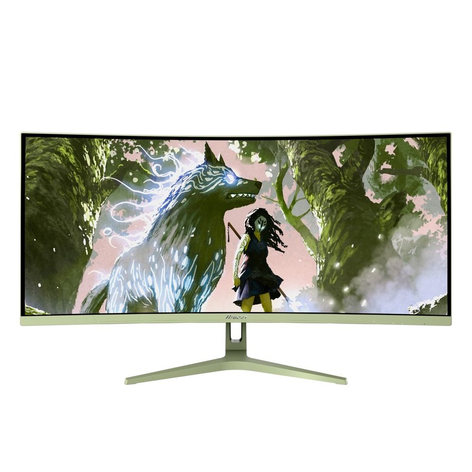 Arozzi Nova 34″ Curved computer monitor 86.4 cm (34") 3440 x 1440 pixels 4K Ultra HD LED Green