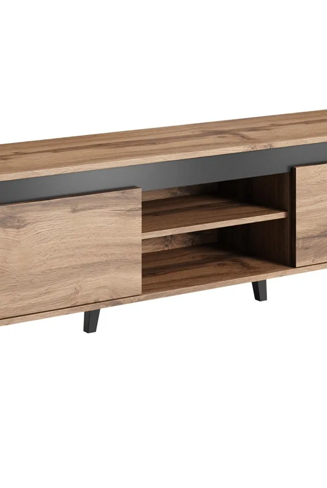 Cama TV stand NORD II 170cm wotan/antracite