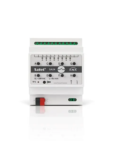 SATEL KNX 8-Channel Switching Actuator KNX-SA24