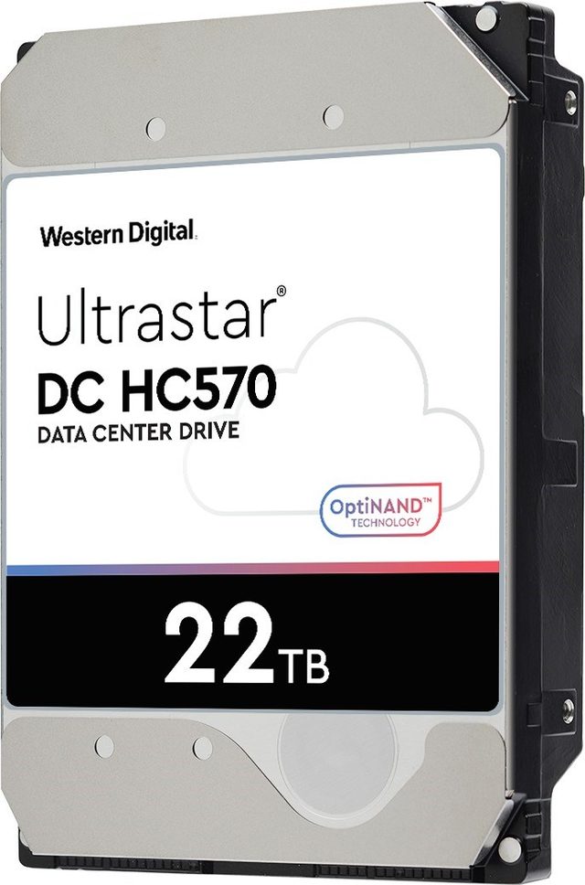 Western Digital Ultrastar DC HC570 internal hard drive 22 TB 7200 RPM 512 MB 3.5" Serial ATA III