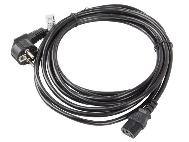 Lanberg CA-C13C-11CC-0100-BK power cable Black 10 m C13 coupler CEE7/7