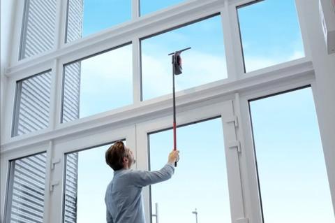 Window Squeegee With Pole Vileda