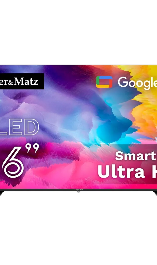 Telewizor Kruger&Matz 86" UHD QLED smart DVB-T2/S2 H.265 Hevc
