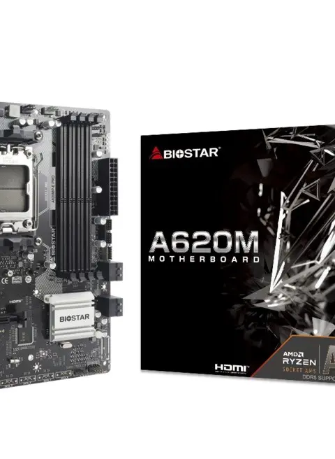 Biostar A620MP-E PRO motherboard AMD A620 Socket AM5 micro ATX