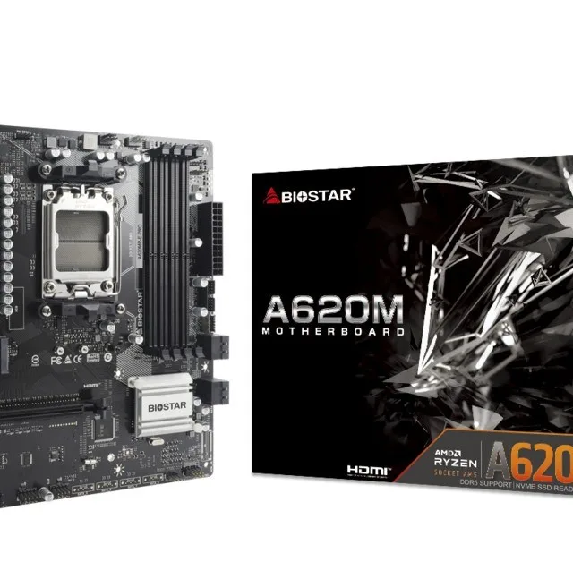 Biostar A620MP-E PRO motherboard AMD A620 Socket AM5 micro ATX