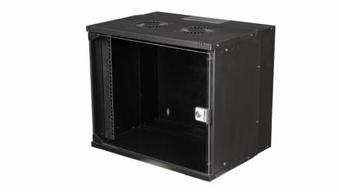Equip 19" WandgehäUse GlastüR ECO 540x400mm 9U Black
