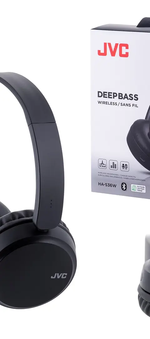 JVC Deep Bass Bluetooth On Ear Black