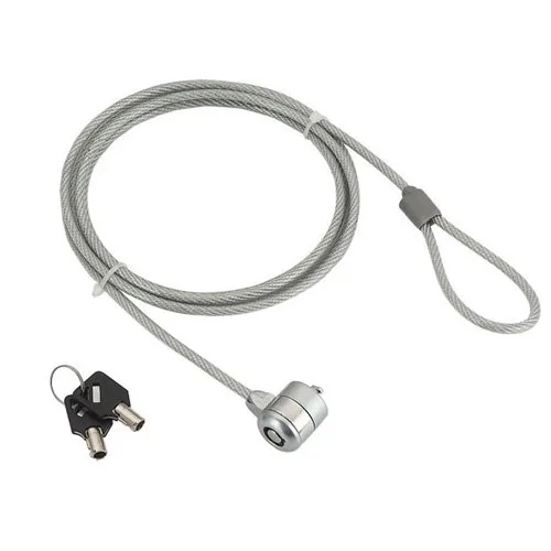 Gembird LK-K-01 Cable Lock For Notebooks (Key Lock) 1.8m