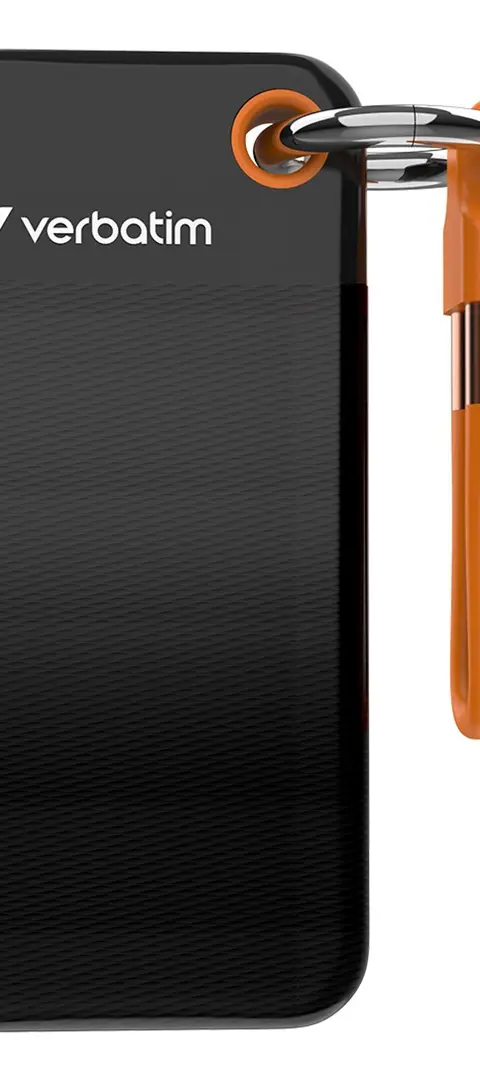 Verbatim Pocket SSD USB 3.2 Gen 2 1TB Black/Orange