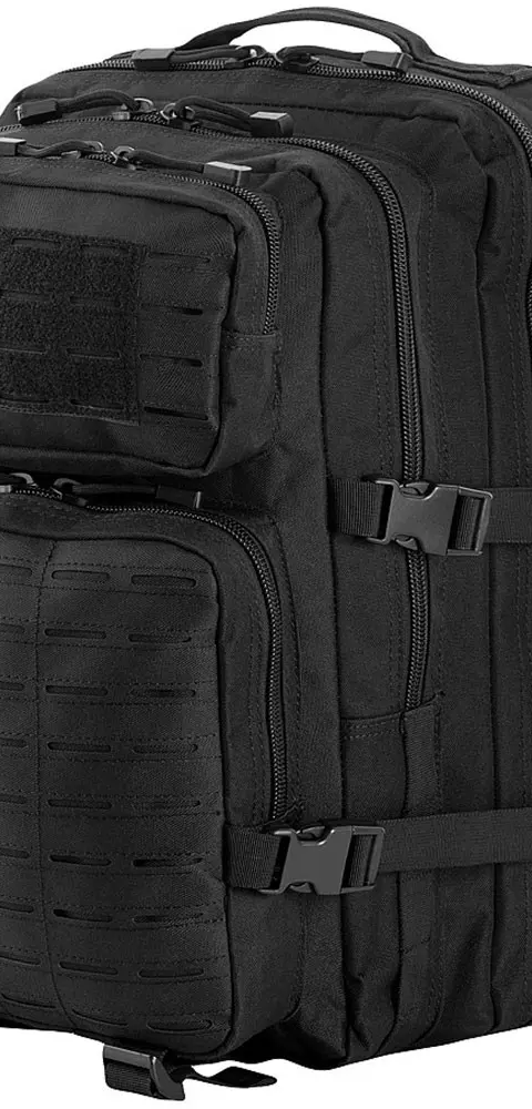 M-TAC Large Assault Pack Laser Cut Backpack - Black