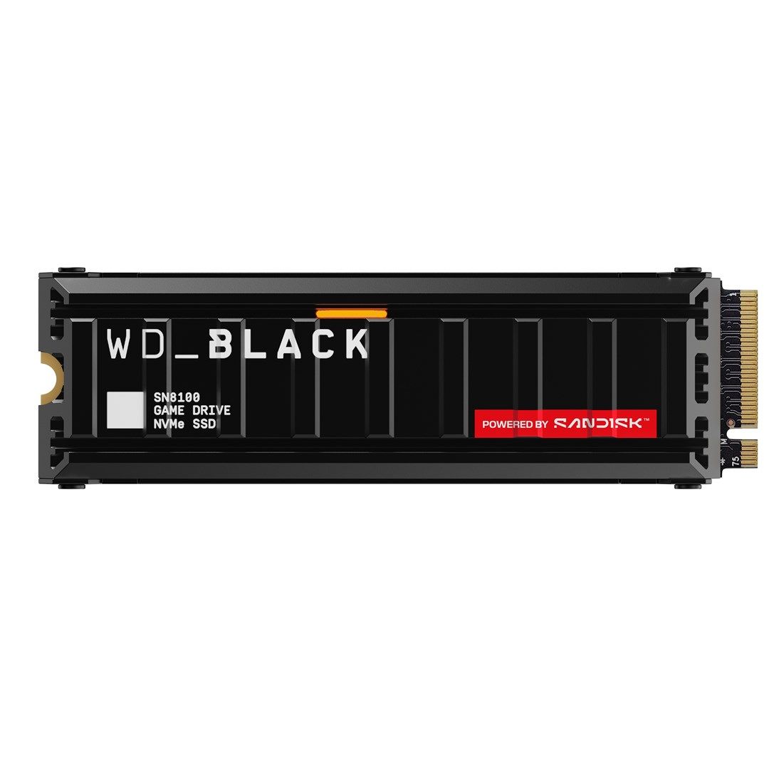 Western Digital Black WD_BLACK™ SN8100 NVMe™ SSD POWERED BY SANDISK 1 TB, [With Heatsink]