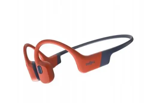 SHOKZ OpenSwim Pro Headset Wireless Neck-band Sports Bluetooth Black, Red
