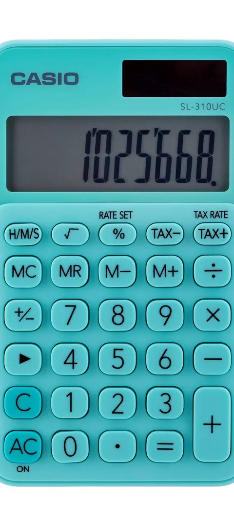 Casio Pocket Calculator SL-310UC-GN Green