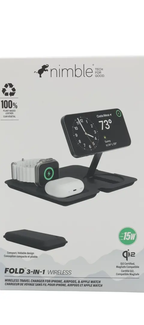 Nimble Fold 3-In-1 Wireless Charger