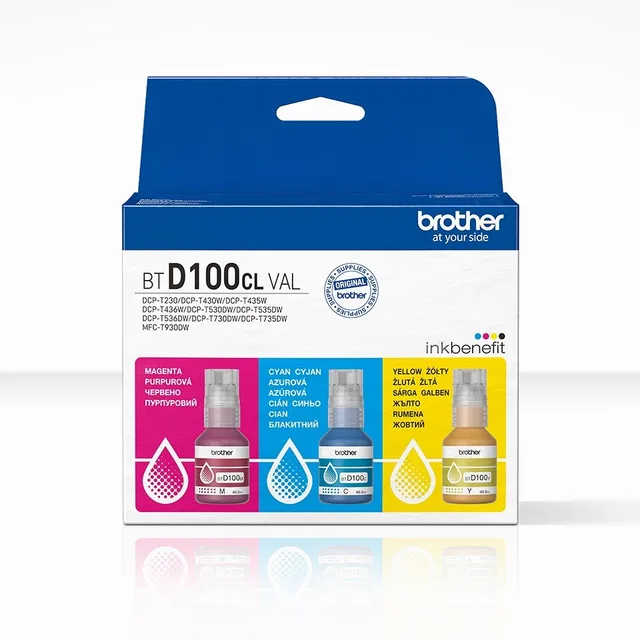 Brother BTD100CLVAL Printer Ink Refill Original
